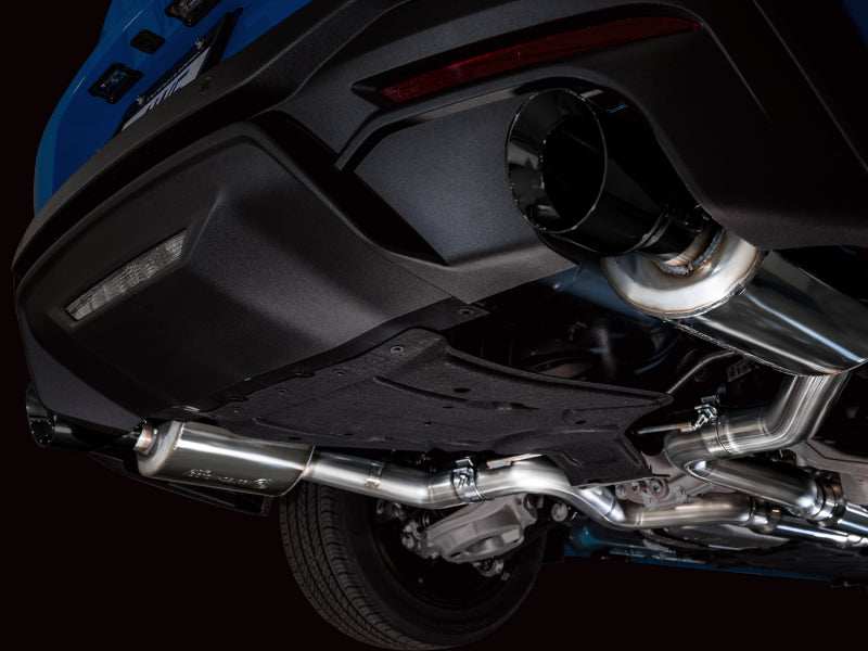 AWE 2024 Ford Mustang GT Fastback S650 RWD Touring Catback Exhaust w/ Dual Diamond Black Tips