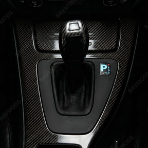 BAVMODS® Digital Gearshift Indicator Conversion Kit for BMW E9X 3 Series (Right Hand Drive, EU & Asia Models) | LCD Display + Included Replacement Trim Panel BAVMODS®
