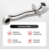 Downpipe Exhaust for 2007-2016 Mini Cooper R55-R61 1.6L Turbo 2.5 inch with 2 O2 sensor bungs