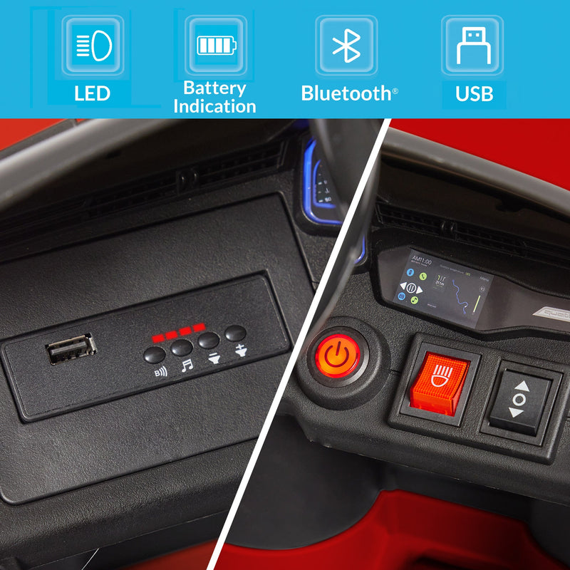 Kidzone Kids 12V Ride On Car - Choose from 7 Vibrant Colors!