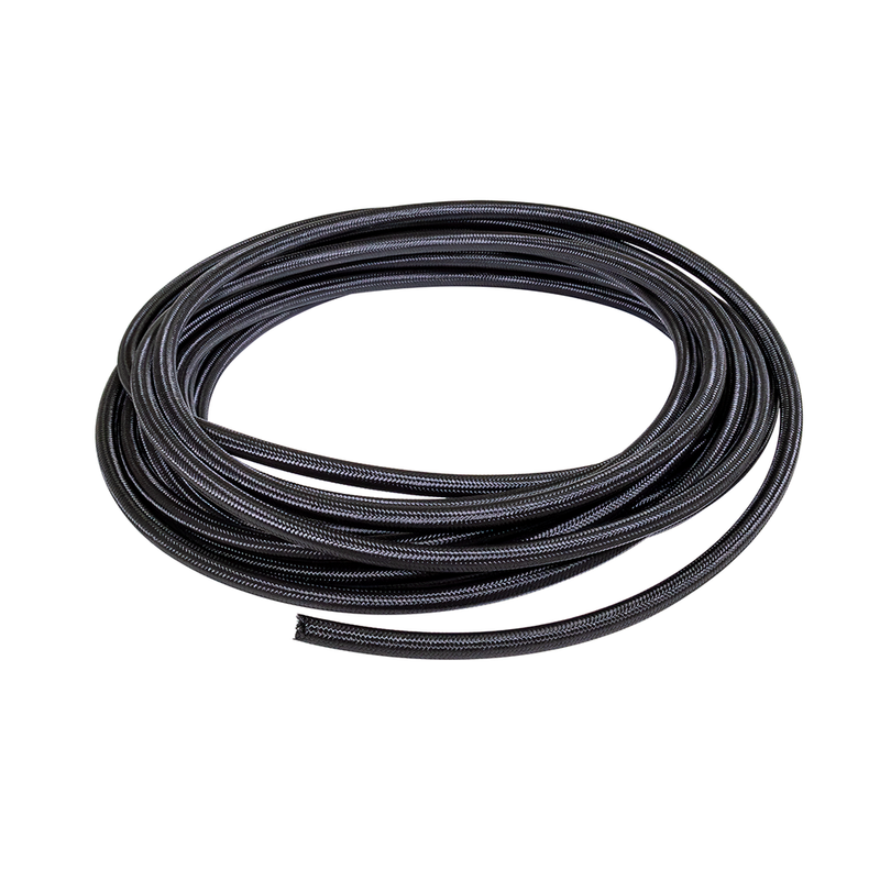 ZZP -06 AN Black Nylon/Stainless Steel Braided Hose