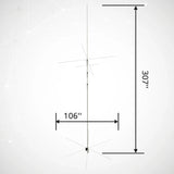 Xiegu VG-4 4-Band Portable HF Vertical Antenna Xiegu