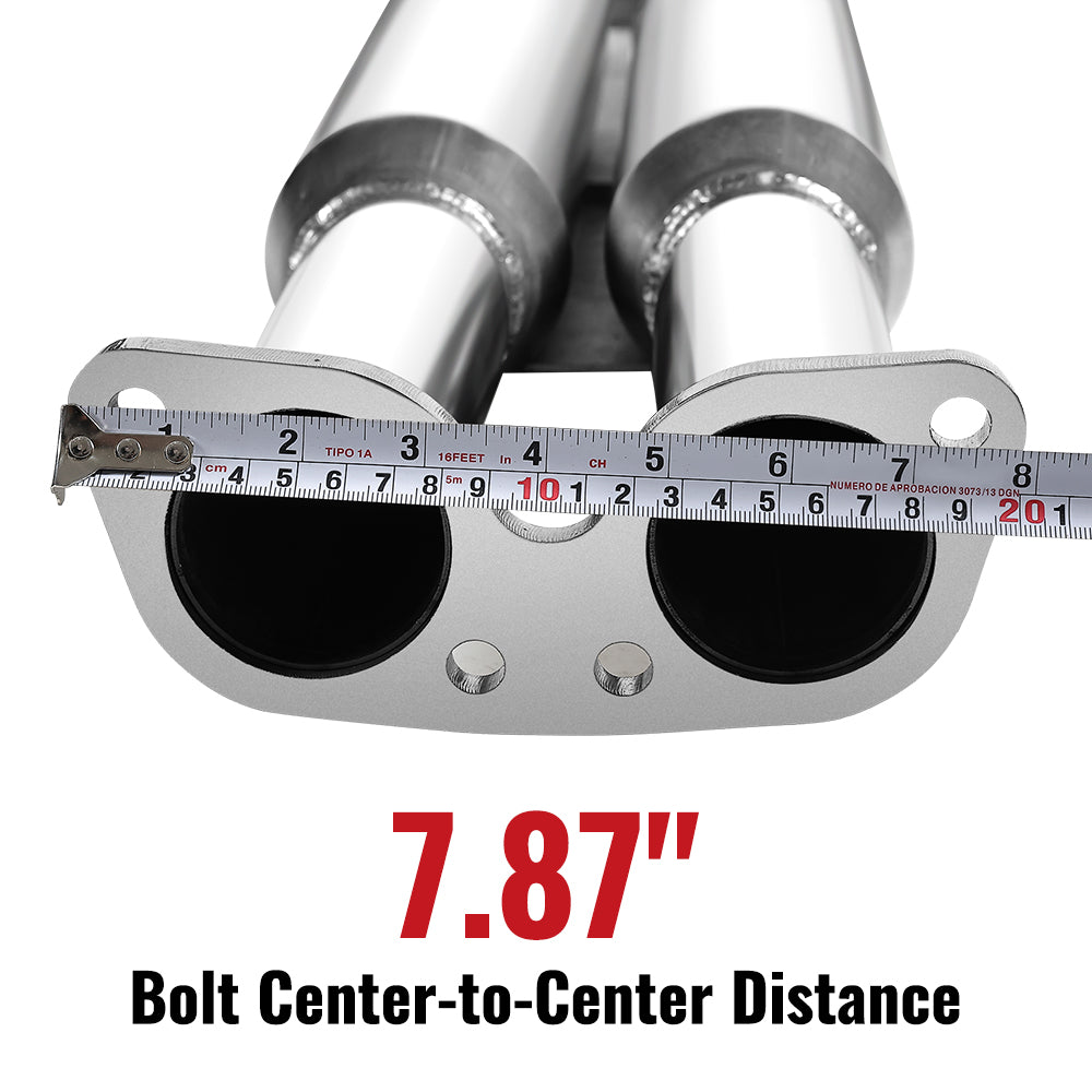 2003-2009 Nissan 350Z 3.5L Cat Back Exhaust w/ 4.5 Inches Dual Burnt Tips