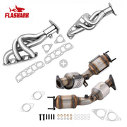 Left&Right Catalytic Converter Kit For 2007-2019 Infiniti G37, Q50, G35 - Direct Fit, E.P.A. Compliant Flashark