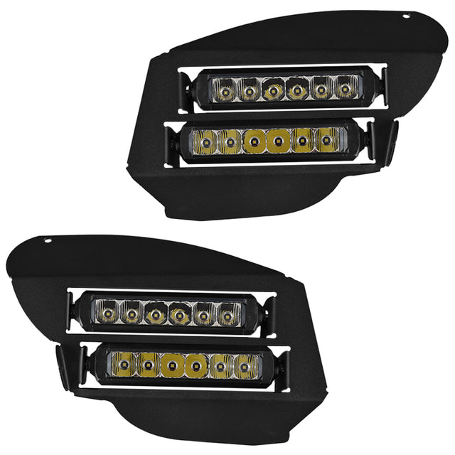 Dual Wide 8" LED Headlights for 2007-2013 Honda Rancher Vessel Powersports