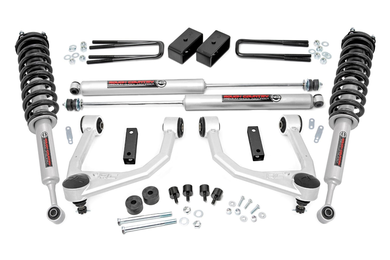 Rough Country 3.5 Inch Bolt-On Lift Kit Toyota Tundra 2WD/4WD 2007-2021 76830