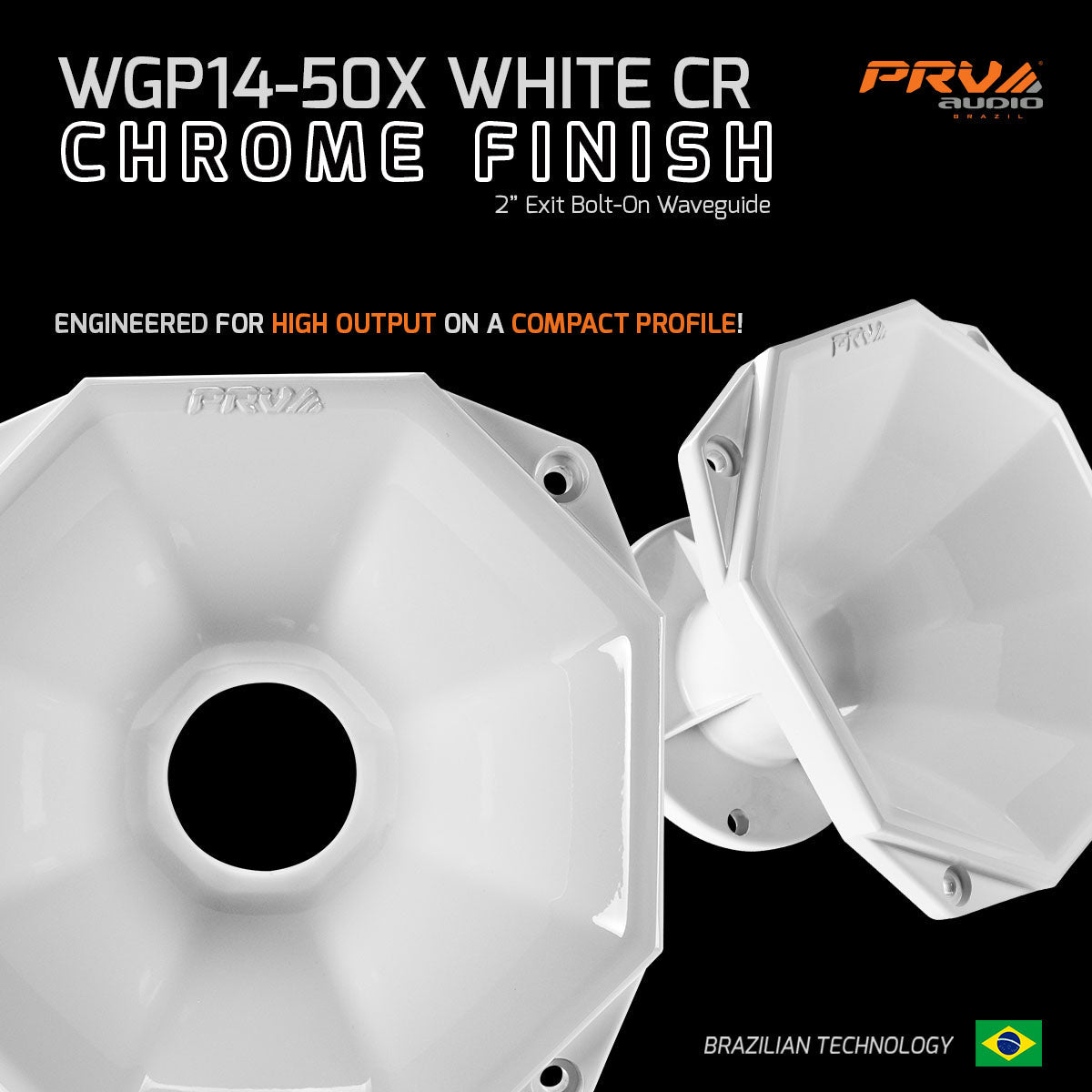 PRV WGP14-50X WHITE CR Waveguide PRV Audio