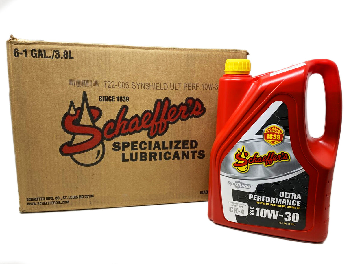 Schaeffers 0722 SynShield Ultra Performance 10W-30 Diesel Engine Oil Schaeffers
