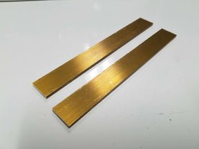 1/8" x 3/4" C360 BRASS FLAT BAR 6" long Solid .125" Plate Mill Stock (2 Pcs) Unbranded