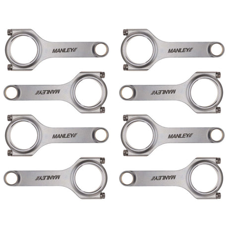 Manley Chevy Small Block LS/LT1 6.125in H Beam Connecting Rod Set w/ ARP2000 Bolts