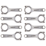 Manley Chrysler LS1 H Beam Connecting Rod Set  ARP 2000 3/8in w/ .927in Bushed Wrist Pins (Set of 8)