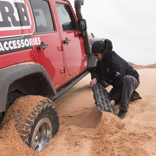 ARB TRED Pro Recovery Boards - Black on Black, Set of 2