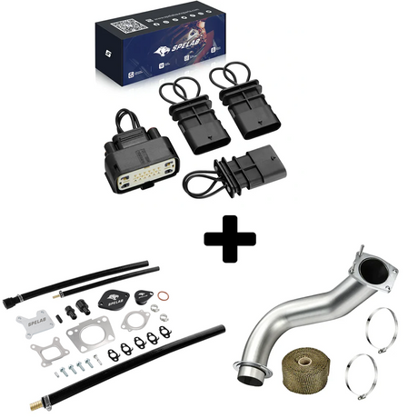 SPELAB 2017-2025 6.6L Duramax L5P EGR Valve Cooler Delete Kit