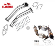 Left&Right Catalytic Converter Kit For 2007-2019 Infiniti G37, Q50, G35 - Direct Fit, E.P.A. Compliant Flashark