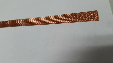 225 FEET 5/8" BRAIDED GROUND STRAP GROUNDING BARE PURE COPPER FLAT BRAID USA ACDC