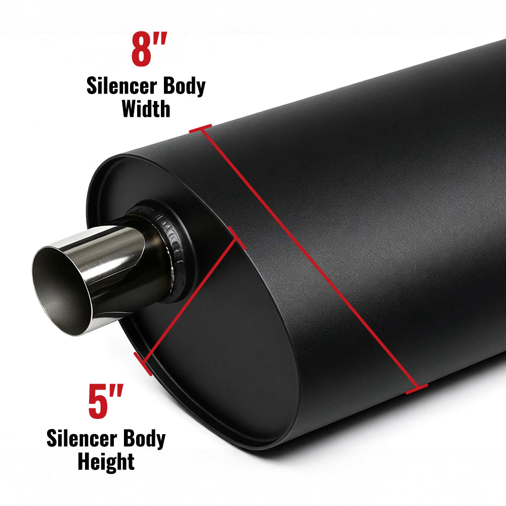 2007-2017 Jeep Wrangler JK (3.6L / 3.8L) & 2018-2023 Jeep Wrangler JL (2.0L / 3.6L) Axle-Back Exhaust System Flashark
