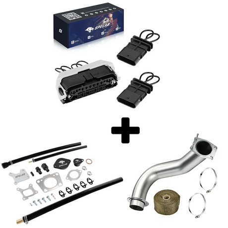 SPELAB 2017-2025 6.6L Duramax L5P EGR Valve Cooler Delete Kit