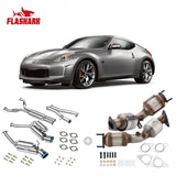 2009-2020 Nissan 370Z Z34 Dual Catback Exhaust System w/ 4.5 Inches Burnt Dual Tips Flashark