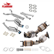 Left&Right Catalytic Converter Kit For 2007-2019 Infiniti G37, Q50, G35 - Direct Fit, E.P.A. Compliant Flashark