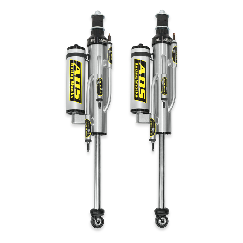 2005-2023 Toyota Tacoma 4WD - Rear 3-Tube Bypass Reservoir Race Shocks, 10", for aftermarket leaf springs