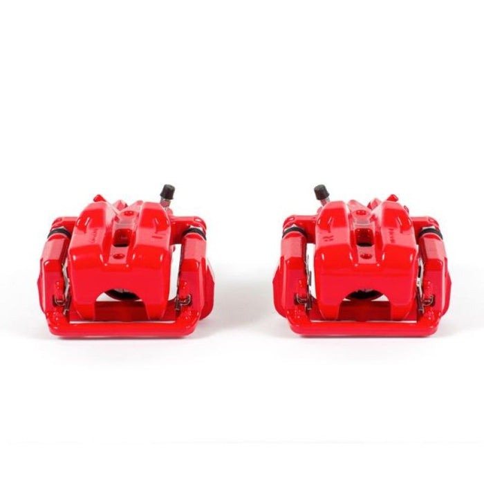 Power Stop 06-15 Mazda MX-5 Miata Rear Red Calipers w/Brackets - Pair