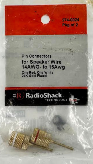 Pin Connector for Speaker Wire TekShack
