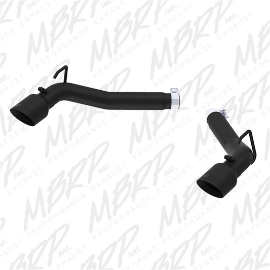 MBRP 2010-2015 Chevrolet Camaro V6 3.6L 3in Black Coated Axle Back Muffler Delete