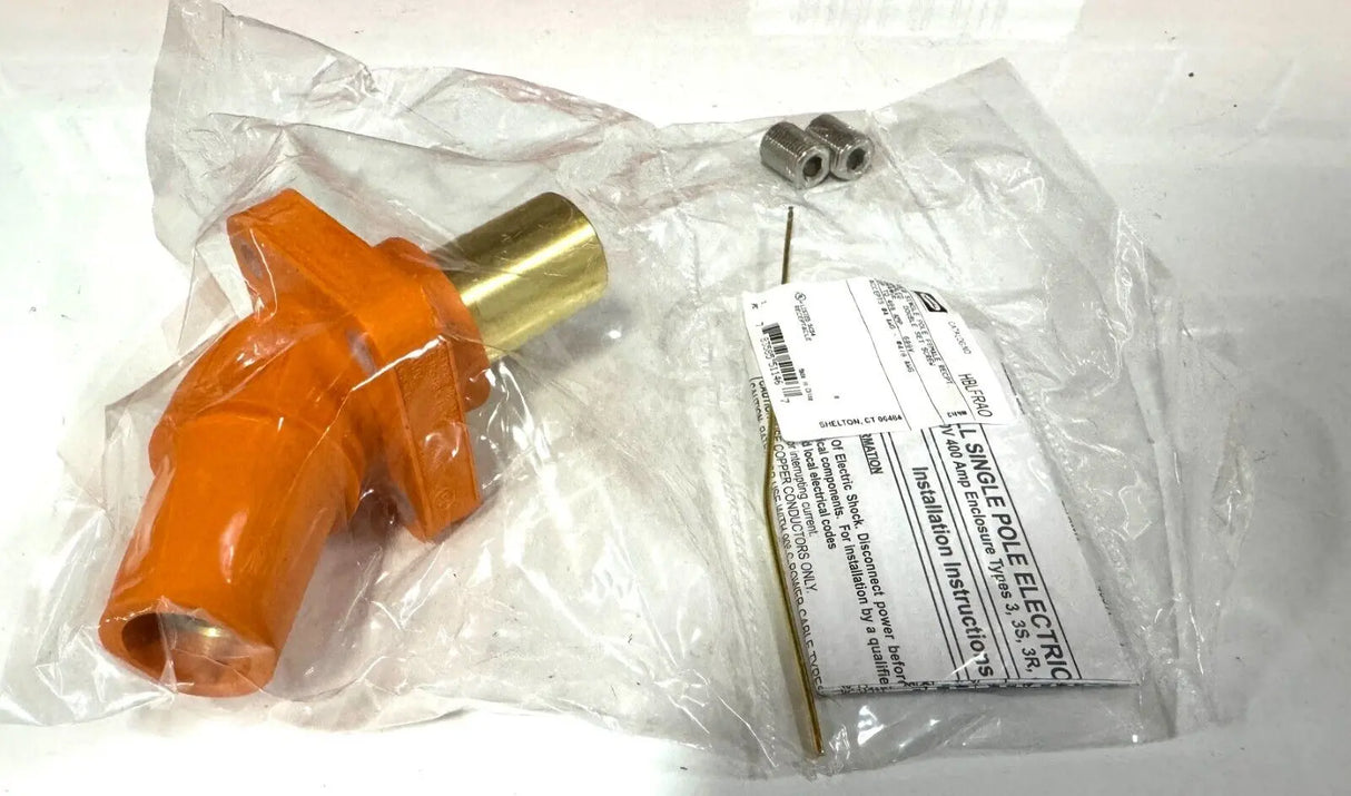 400 AMP HUBBELL SERIES 16 CAMLOCK DEVICES PANEL ANGLE RECEPT FEMALE 600V HBLFRAO Hubbell