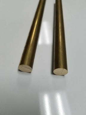 2 Pieces 1/2" C360 BRASS SOLID ROUND ROD 11" long New Lathe Bar Stock 1/2 Hard USA