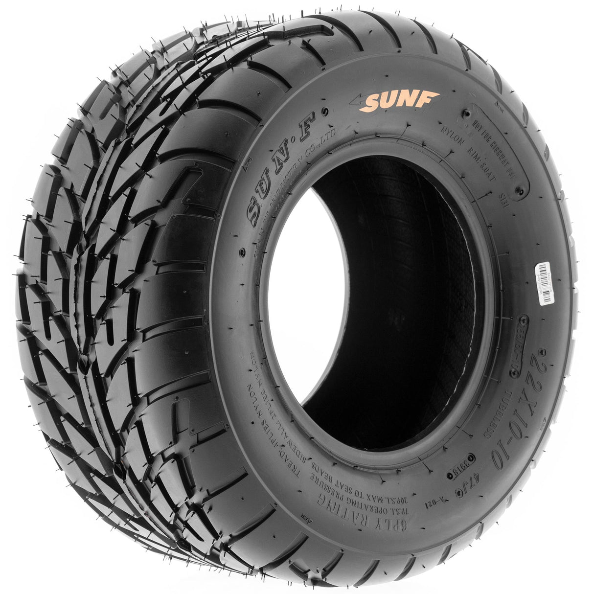 SunF ATV TIRE/UTV TIRE SPORT DIRT FLAT TRACK  6 PR Tubeless A021 SUNF