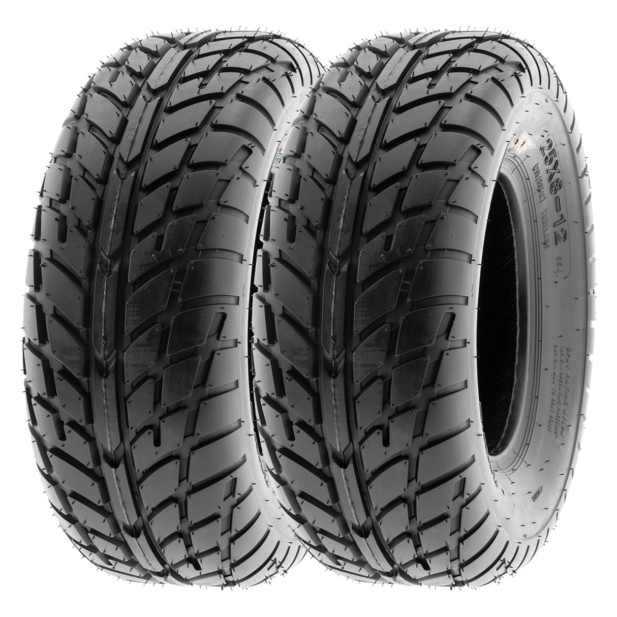 SunF ATV TIRE/UTV TIRE SPORT DIRT FLAT TRACK  6 PR Tubeless A021 (set of 2) SUNF