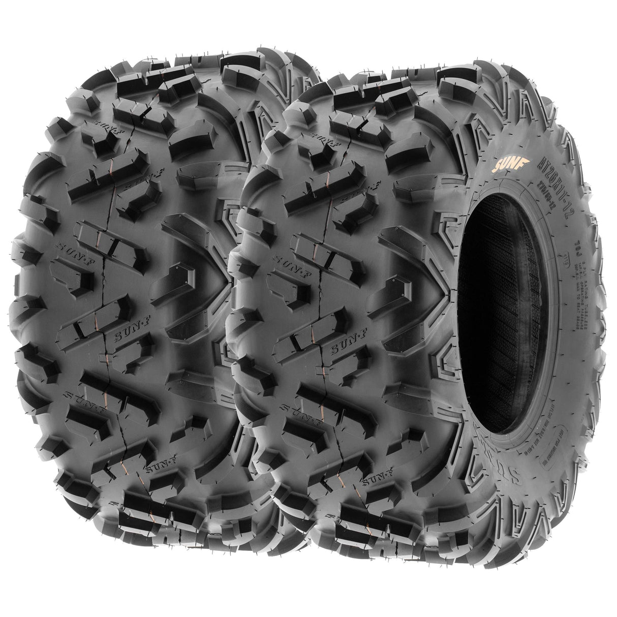 SunF ATV TIRE/UTV TIRE All Terrain 6 PR Tubeless A051 POWER II (set of 2) SUNF