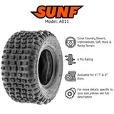 SunF ATV TIRE/UTV TIRE All Terrain 6 PR Tubeless A011 (set of 4) SUNF