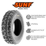 SunF ATV TIRE Sport All Terrain 6 PR Tubeless A031 (set of 2) SUNF