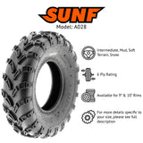SunF ATV TIRE/UTV TIRE All Terrain 6 PR Tubeless A028-1 (set of 4) SUNF