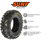 SunF ATV TIRE/UTV TIRE All Terrain 6 PR Tubeless A041 (set of 2) SUNF