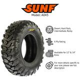 SunF ATV TIRE/UTV TIRE All Terrain 6 PR Tubeless A043 (set of 2) SUNF