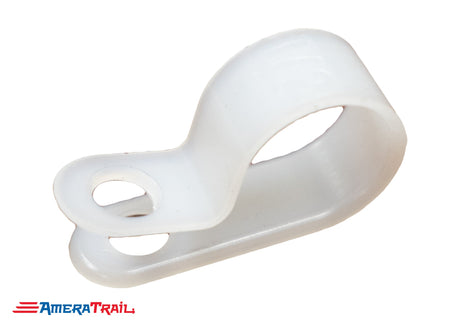 1/2" Wire Clip and Attaching Rivet - Long Lasting Nylon - Fits 5/32" Hardware