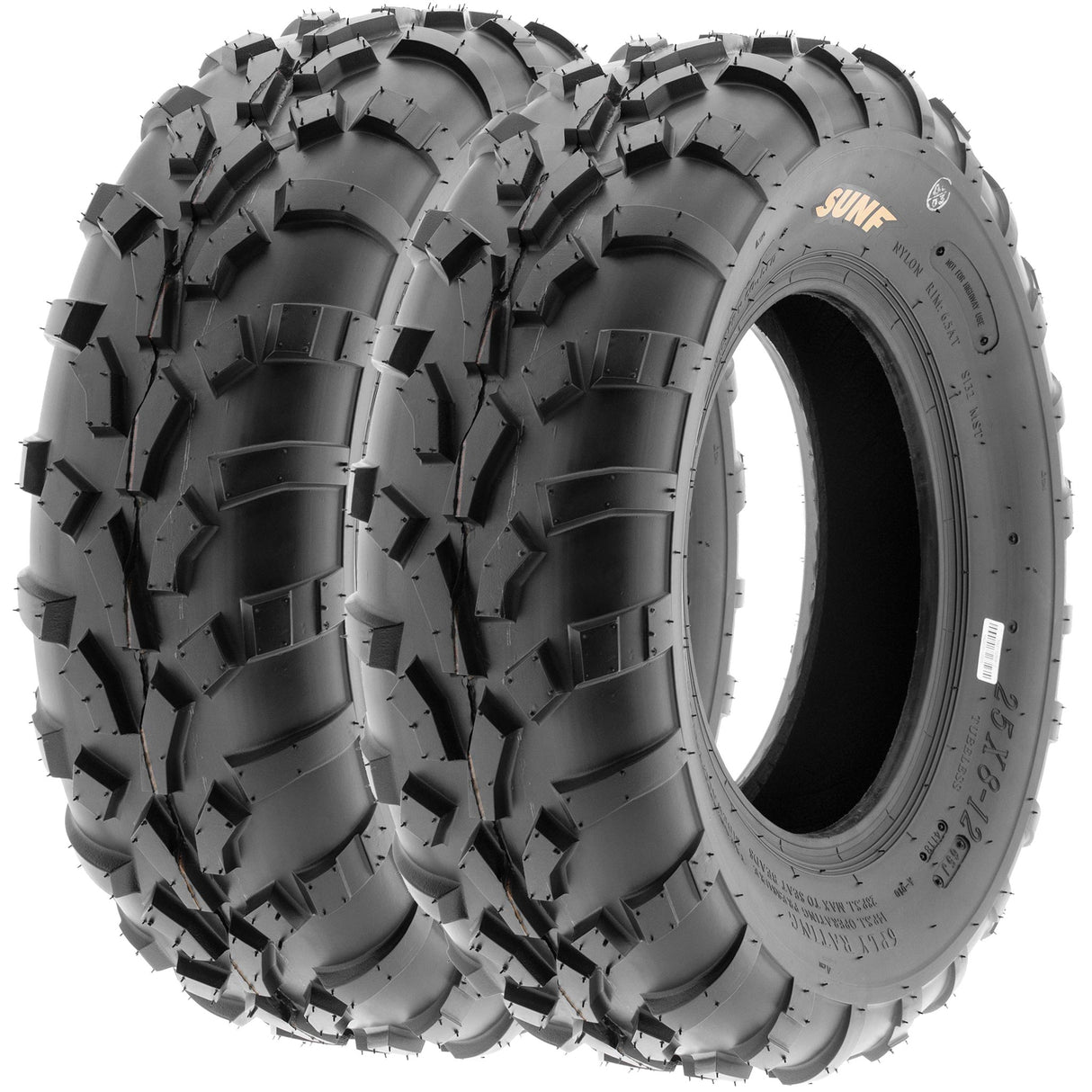 SunF ATV TIRE/UTV TIRE All Terrain 6 PR Tubeless A010 (bundle set) SUNF