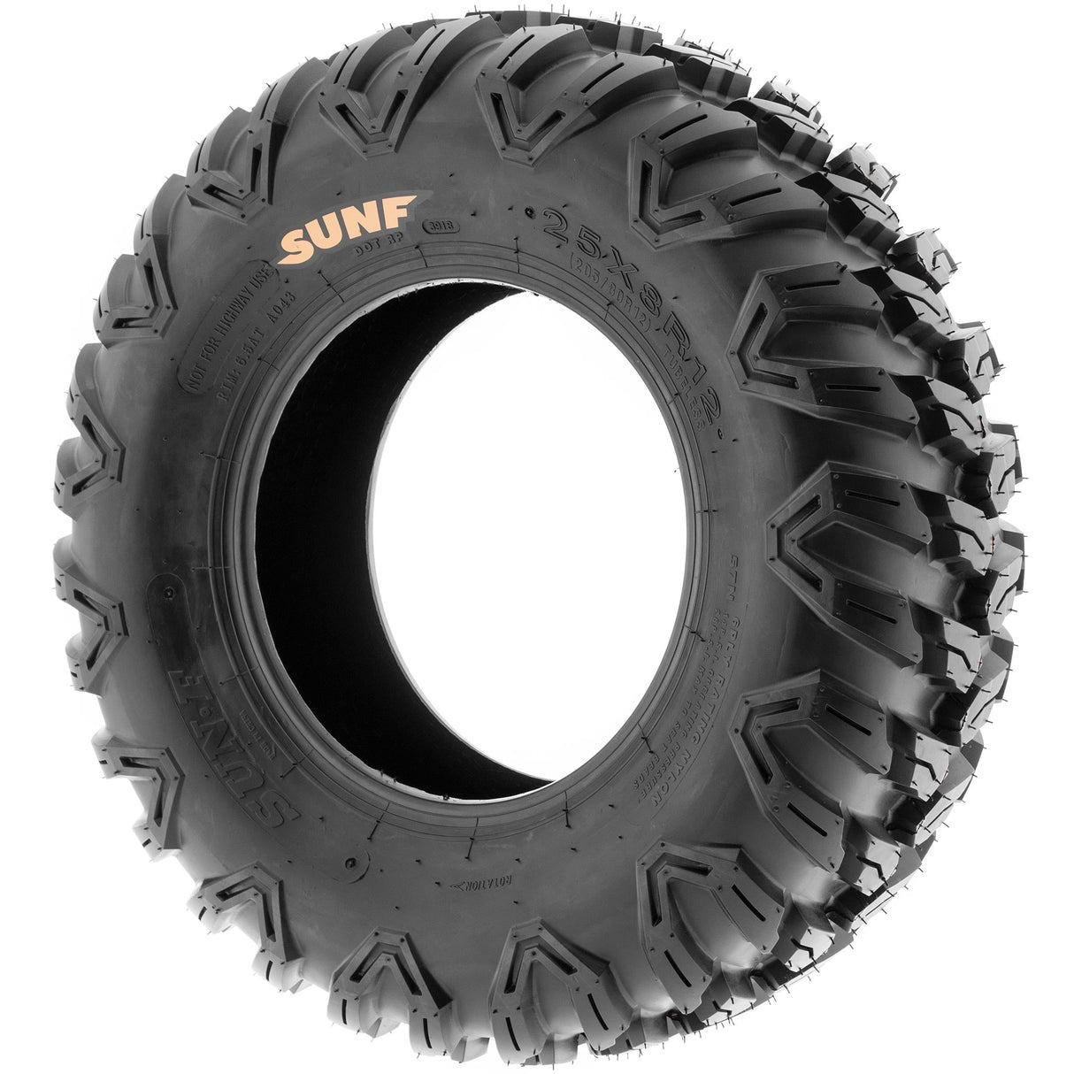 SunF ATV TIRE/UTV TIRE All Terrain 6 PR Tubeless A043 (set of 2) SUNF