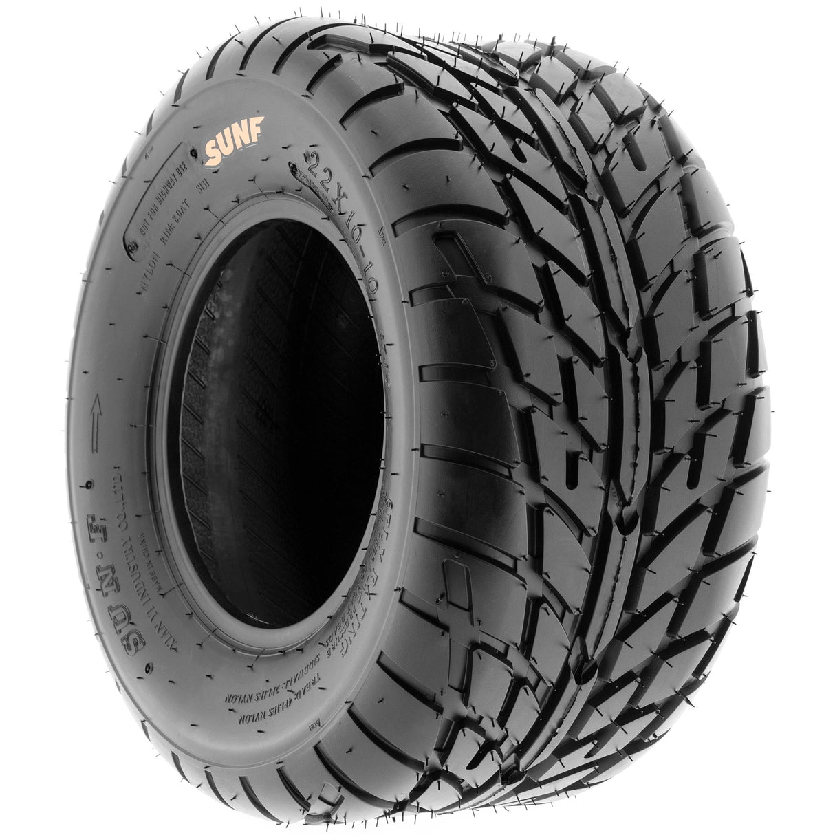 SunF ATV TIRE/UTV TIRE SPORT DIRT FLAT TRACK  6 PR Tubeless A021 SUNF