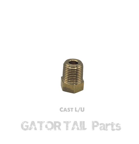1/8 NPT Brass Grease Pipe Plug Gatortail