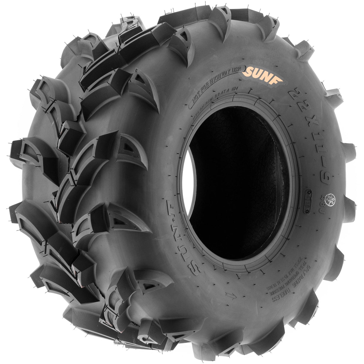 SunF ATV TIRE/UTV TIRE All Terrain 6 PR Tubeless A024 (set of 2) SUNF