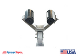 Adjustable Stand Alone V-Block Bow Stop - Available w/ 13, 16, & 19" Mount Posts