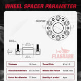 1.5 inch/2 inch 2019-2022 for Dodge Ram 1500 6x5.5 Inches Wheel Spacers 4PCS