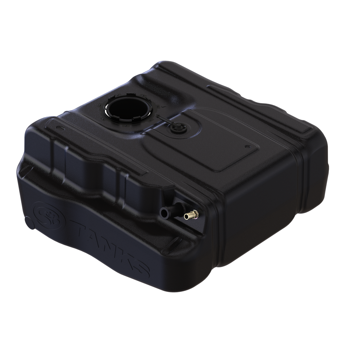 S&B 40 Gallon (After Axle) High-Capacity Fuel Tank for 2011-2016 Ford F250, F350, F450, F550 Powerstroke 6.7L, Cab Chassis S&B