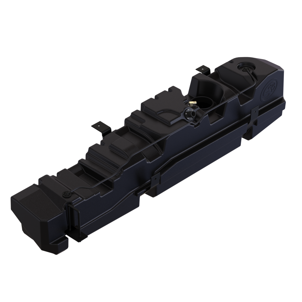 60 Gallon High-Capacity Fuel Tank for 1999-2010 Ford Powerstroke 7.3L, 6.0L, 6.4L Crew Cab & Ext Cab Long Bed S&B