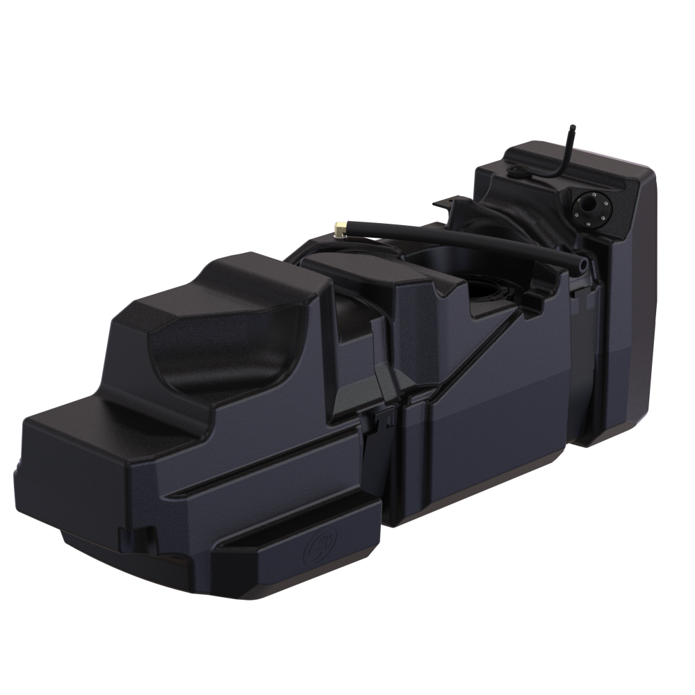 S&B 50 Gallon High-Capacity Fuel Tank for 2005-2026 Dodge Ram Cummins 5.9L & 6.7L, Crew and Quad Cab Short Bed S&B