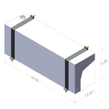 22 Gallon Wheel Well Water Tank (Drivers Side) S&B