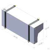 35 Gallon Wheel Well Water Tank (Drivers Side) S&B